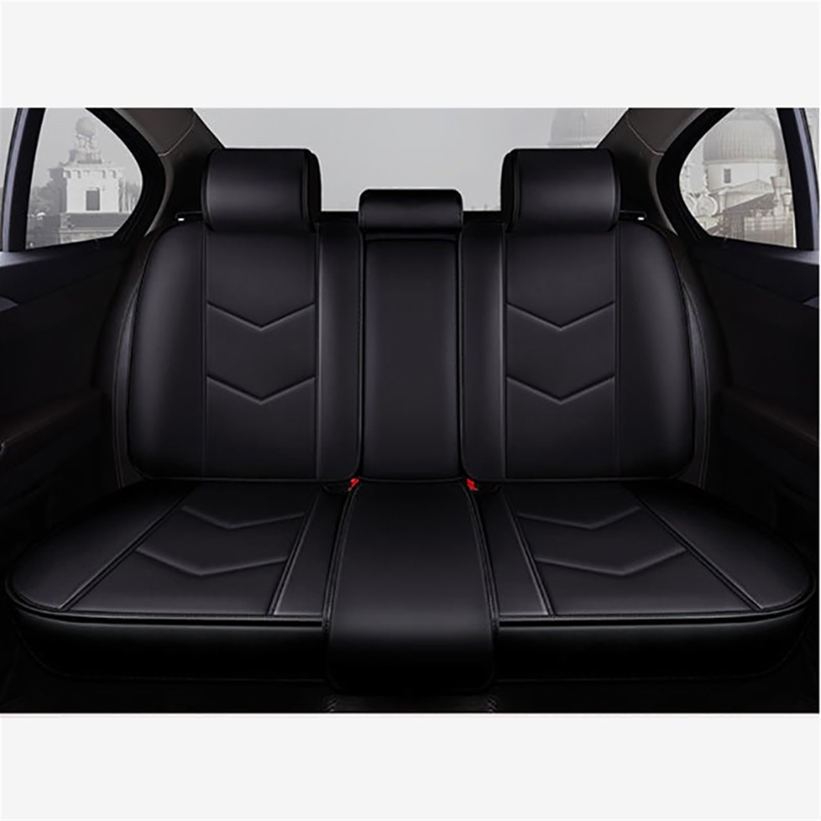 SZYNBQ Sitzschoner Kompatibel Mit Nissan Für Qashqai J11 J10 Für March Für Primera P12 Auto-Innensitzbezug-Schutz(B,color1) von SZYNBQ