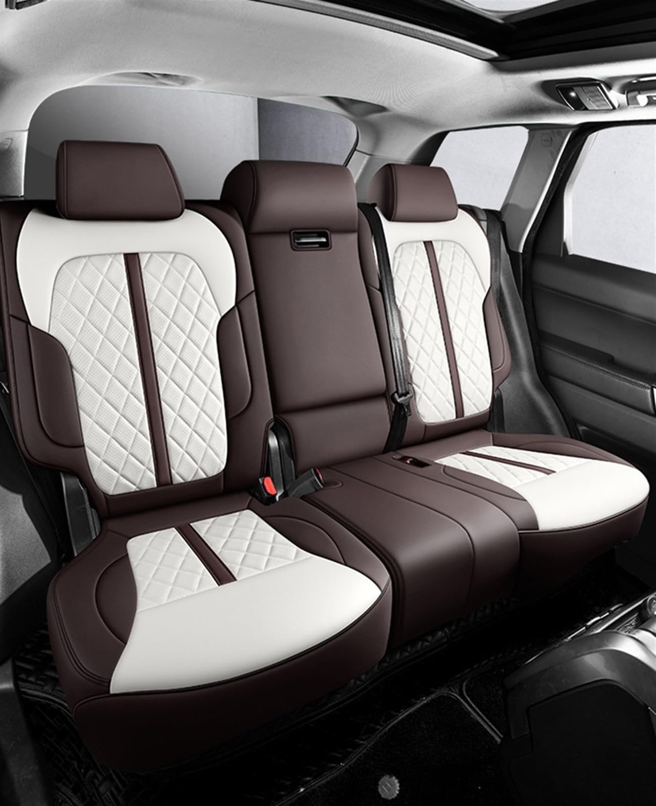 SZYNBQ Sitzschoner Kompatibel Mit TT MK2 2008 2009 2010 2011 2012 2013 2014 Auto-Innensitzbezug-Schutz Vier-Jahreszeiten-Sitzbezug(C,5) von SZYNBQ