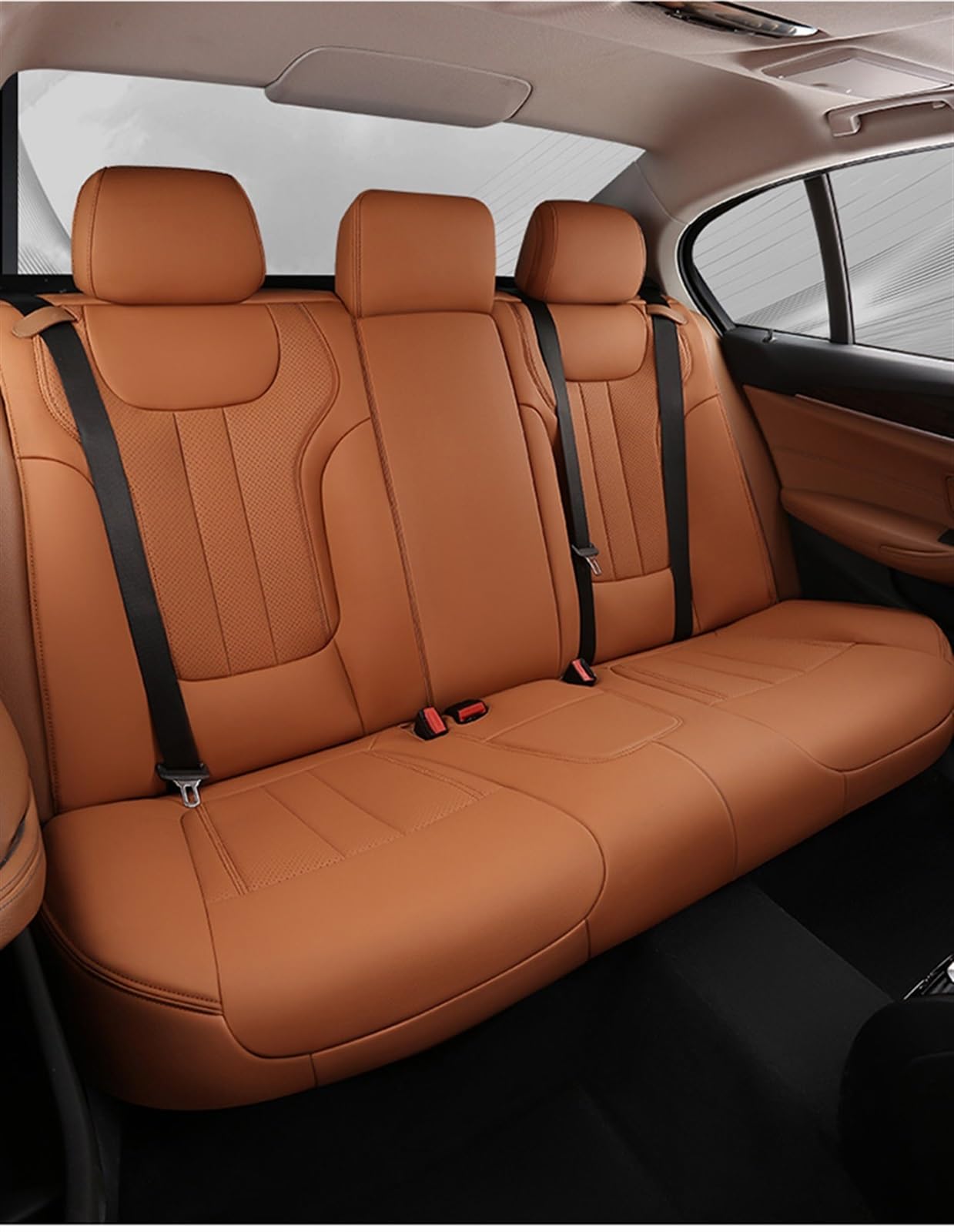 SZYNBQ Sitzschoner Kompatibel Mit VW Für Polo 2014 2015 2016 2017 2019 2020. Auto-wasserdichte Antifouling-verschleißfeste Sitzbezüge Waschbar(B,2) von SZYNBQ