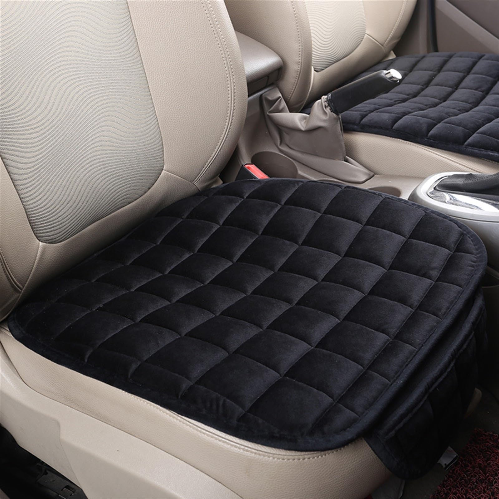 SZYNBQ Sitzschoner Universal Winter Warme Auto Sitz Abdeckung Kissen Anti-Slip Vorderstuhl Sitz Atmungsaktive Pad Auto Seat Protector Sitzbezüge(2) von SZYNBQ