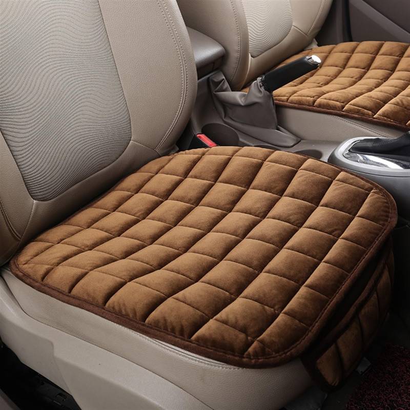 SZYNBQ Sitzschoner Universal Winter Warme Auto Sitz Abdeckung Kissen Anti-Slip Vorderstuhl Sitz Atmungsaktive Pad Auto Seat Protector Sitzbezüge(3) von SZYNBQ