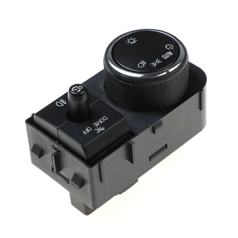 Scheinwerfer Nebel Lampe Schalter Kompatibel Mit Chevrolet Für Avalanche Für Tahoe 2007–2013, Auto-Scheinwerfer-Nebelscheinwerfer-Lampen-Steuerschalter, Scheinwerferschalter 25858705(Wihtout line) von SZYNBQ