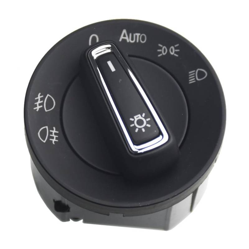 Scheinwerfer Nebel Lampe Schalter Kompatibel Mit VW Für Golf MK7 2013 2014 2015, Auto-Scheinwerferschalter, Kopflicht, Nebelscheinwerfer, Automatische Steuerung, Knopf, Autozubehör, 5GG941431(PQ) von SZYNBQ
