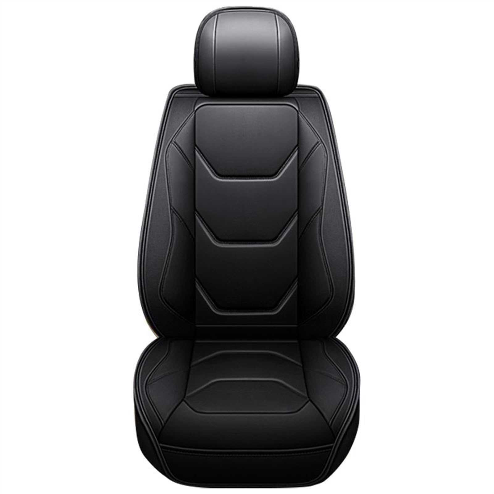 Sitzschoner 1 Stücke Auto Sitz Abdeckung PU Universal Vordersitzbezüge Zubehör Sitz Zurück Kissen Protetor Auto Innen Teile(2) von SZYNBQ