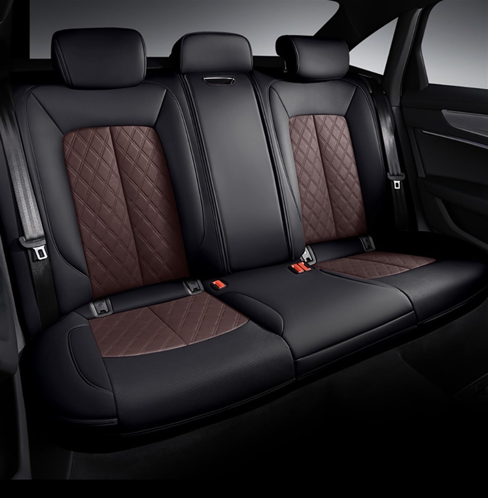 Sitzschoner Kompatibel Mit Hyundai I30 Ix35 Für Kona I40 Für Tucson Für Accent Für Solaris Für Sonata Für Lafesta Autositzbezug-Schutz(3,3pcs) von SZYNBQ