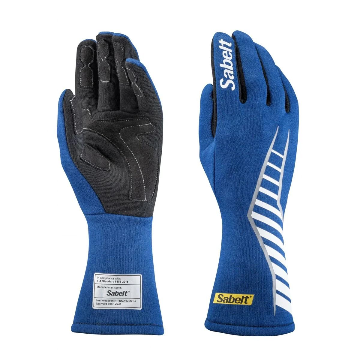 Sabelt Blaue Handschuhe FIA8856-2018 TG-2 Challenge, Größe 10 von Sabelt