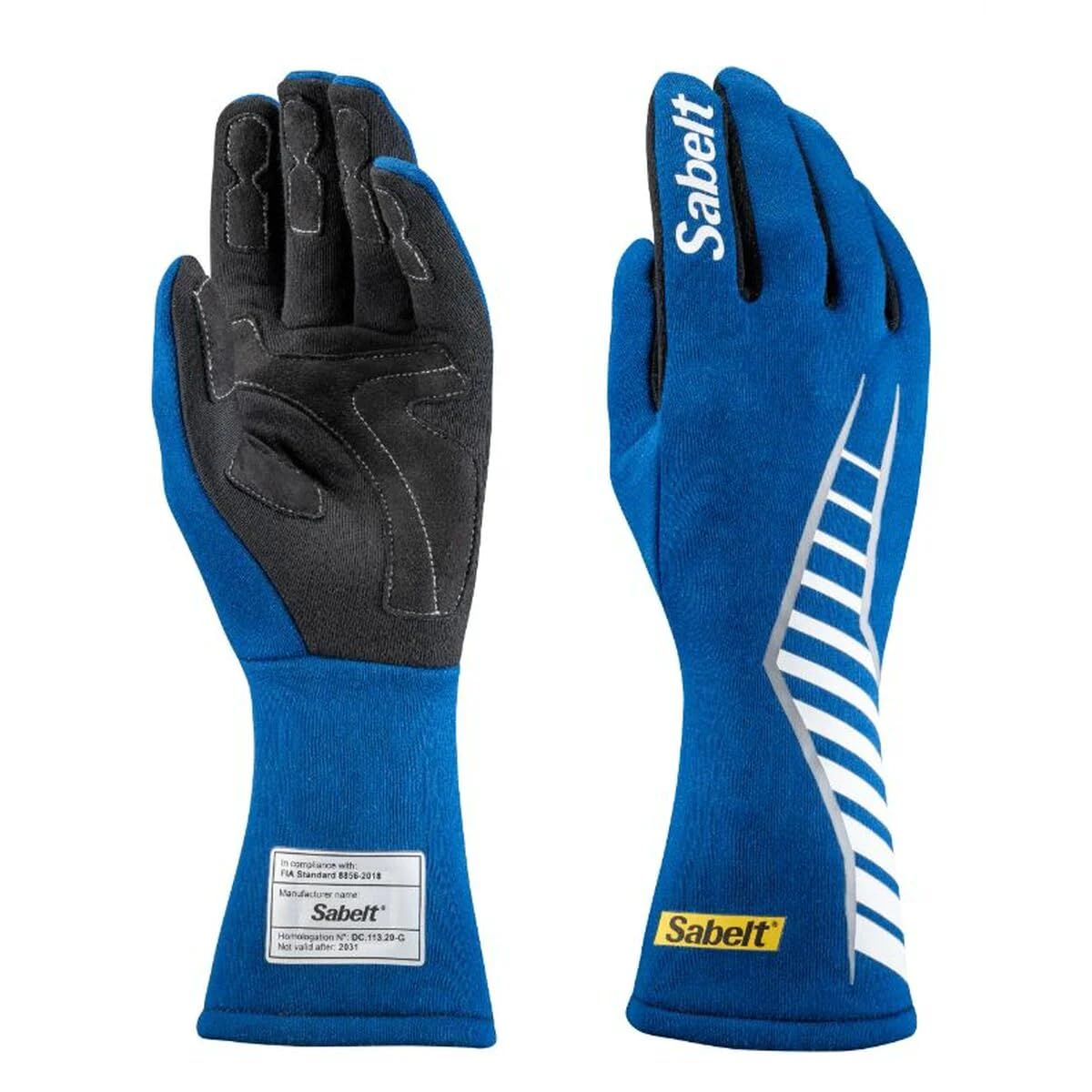 Sabelt Blaue Handschuhe FIA8856-2018 TG-2 Challenge, Größe 11 von Sabelt