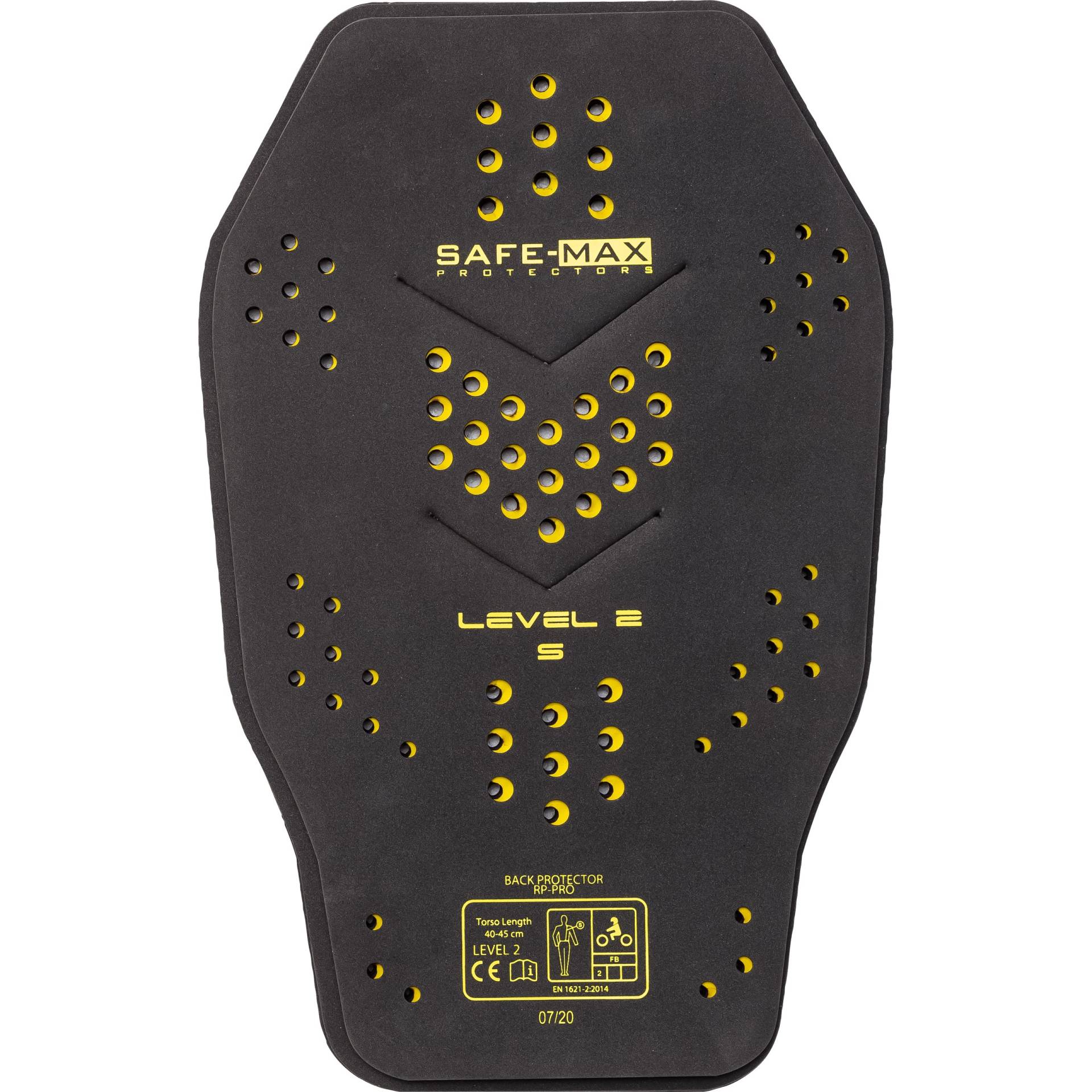 Safe Max Rückenprotektor RP-Pro Comfort 8.0 schwarz/gelb S Safe Max Rückenprotektor RP-Pro Comfort 8.0 schwarz/gelb S von Safe Max