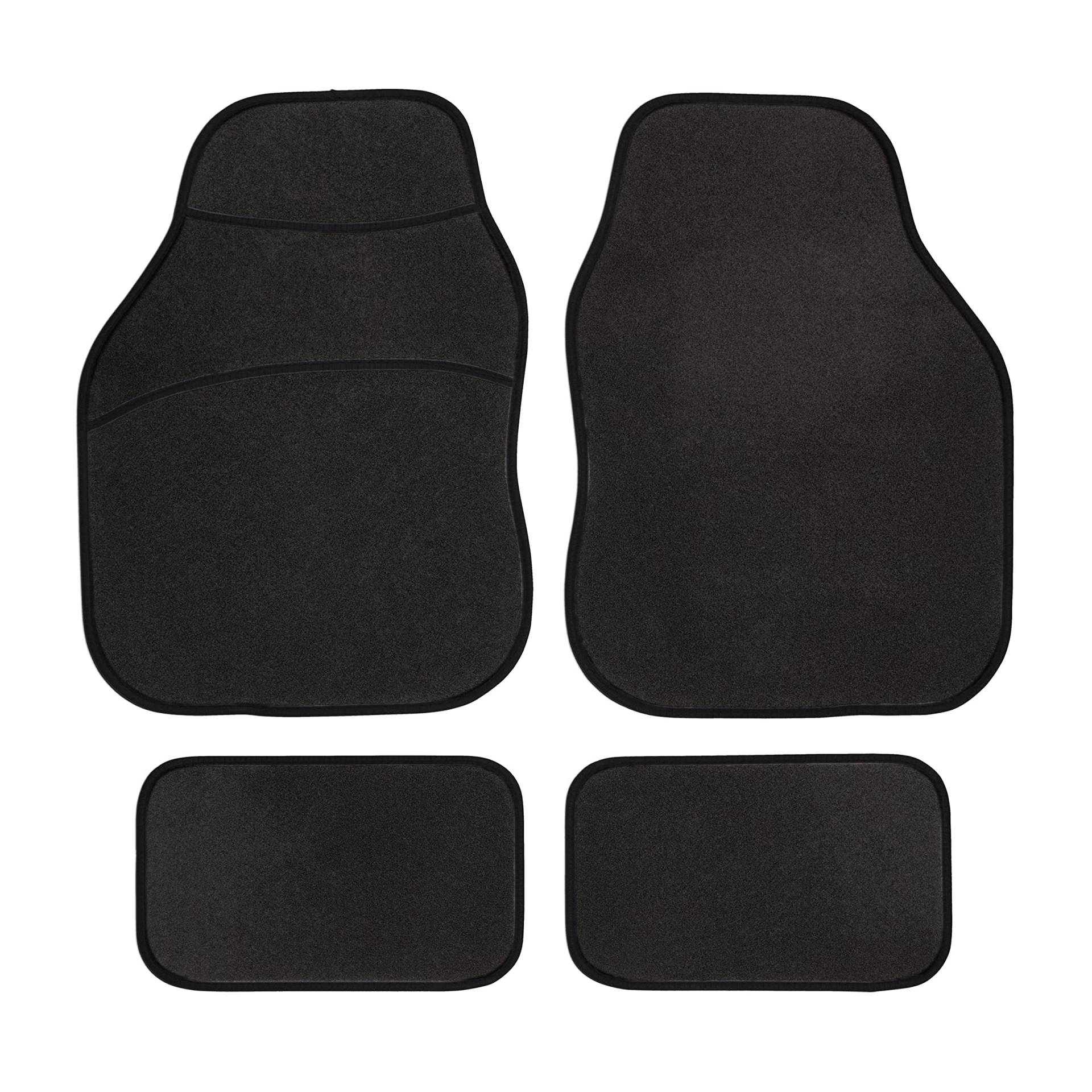 Safe Travel 27600 Universal-Automatten-Set für Linkslenker, Teppich-Ferseneinsatz, Schwarze Einfassung Safe Travel 27600 Universal-Automatten-Set für Linkslenker, Teppich-Ferseneinsatz, Schwarze Einfassung von Safe Travel