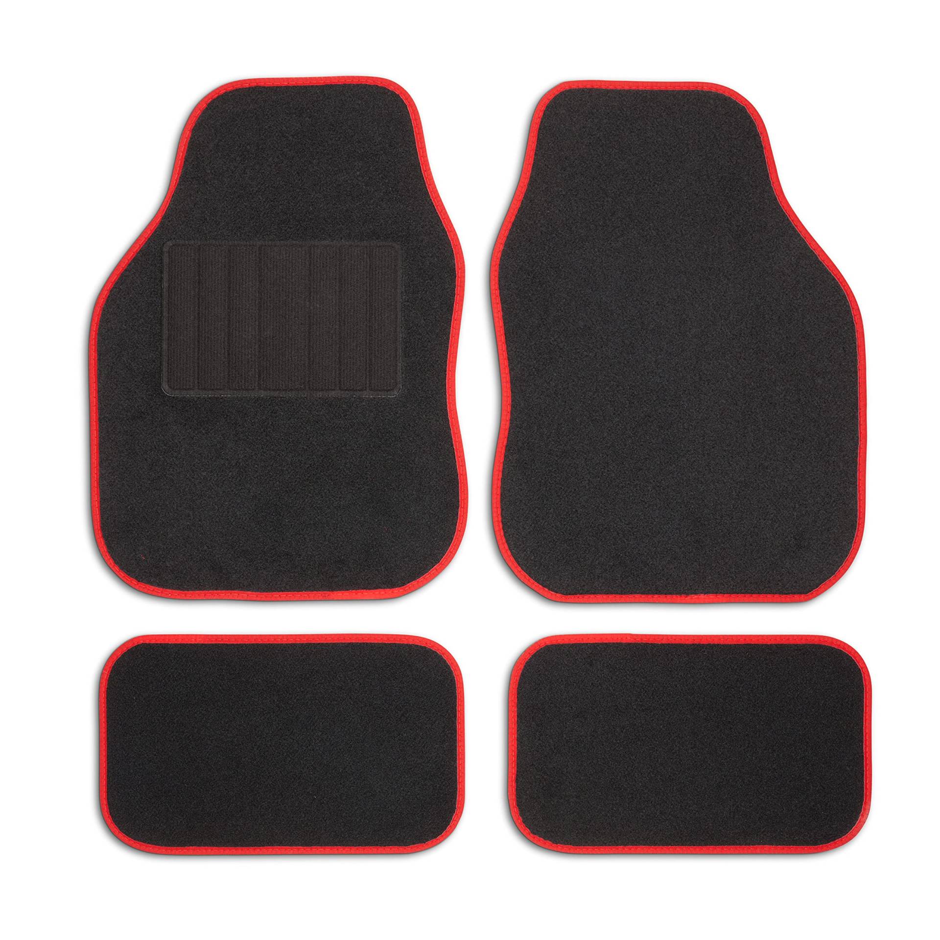 Safe Travel 27652 Universal-Automatten-Set für Linkslenker, Geschweißter Ferseneinsatz, Rote Einfassung Safe Travel 27652 Universal-Automatten-Set für Linkslenker, Geschweißter Ferseneinsatz, Rote Einfassung von Safe Travel
