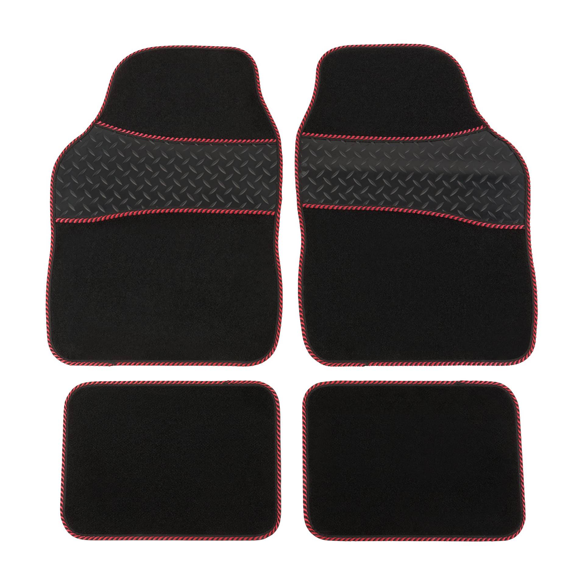 Safe Travel 27752 Universal-Automatten, robustes Gummi-Fersenpolster, rote Bindung Safe Travel 27752 Universal-Automatten, robustes Gummi-Fersenpolster, rote Bindung von Safe Travel