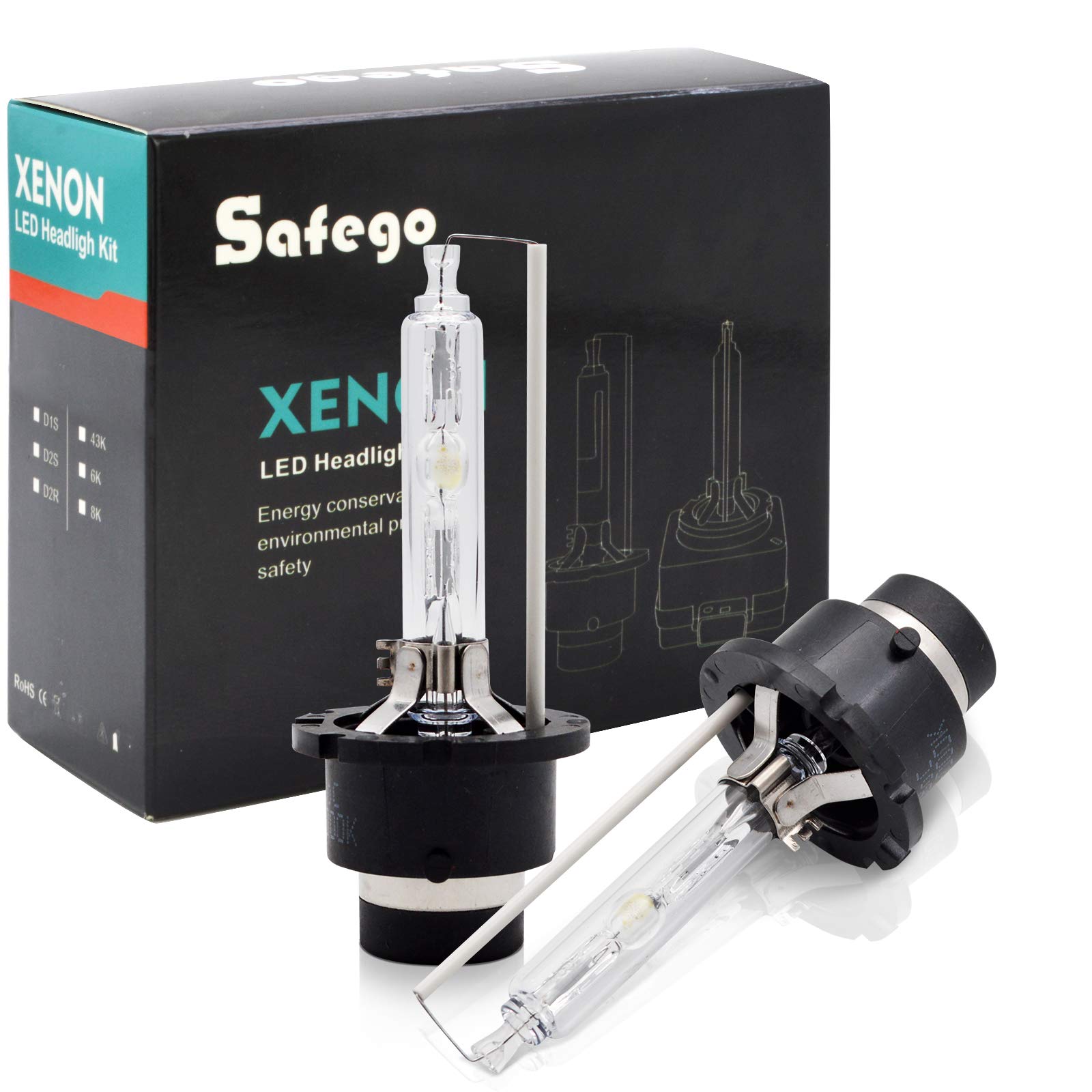 Safego 2x D2S 6000K HID Xenon Brenner Lampe Wei Entladungslampe ERSATZLAMPE BULBS HID D2S Xenon Birne Birnen XBA35-D2S-6K-T Safego 2x D2S 6000K HID Xenon Brenner Lampe Wei Entladungslampe ERSATZLAMPE BULBS HID D2S Xenon Birne Birnen XBA35-D2S-6K-T von Safego