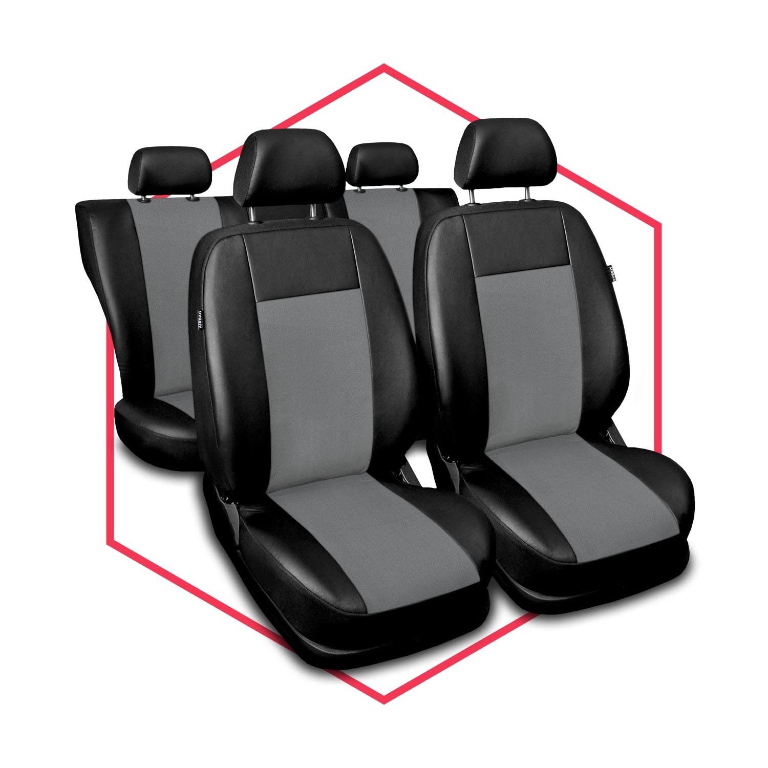 3er Set Saferide Autositzbezüge PKW universal | Auto Sitzbezüge Kunstleder Grau für Airbag geeignet | für Vordersitze und Rückbank | 1+1 Autositze vorne und 1 Sitzbank hinten teilbar 2 Reißverschlüsse 3er Set Saferide Autositzbezüge PKW universal | Auto Sitzbezüge Kunstleder Grau für Airbag geeignet | für Vordersitze und Rückbank | 1+1 Autositze vorne und 1 Sitzbank hinten teilbar 2 Reißverschlüsse von Saferide