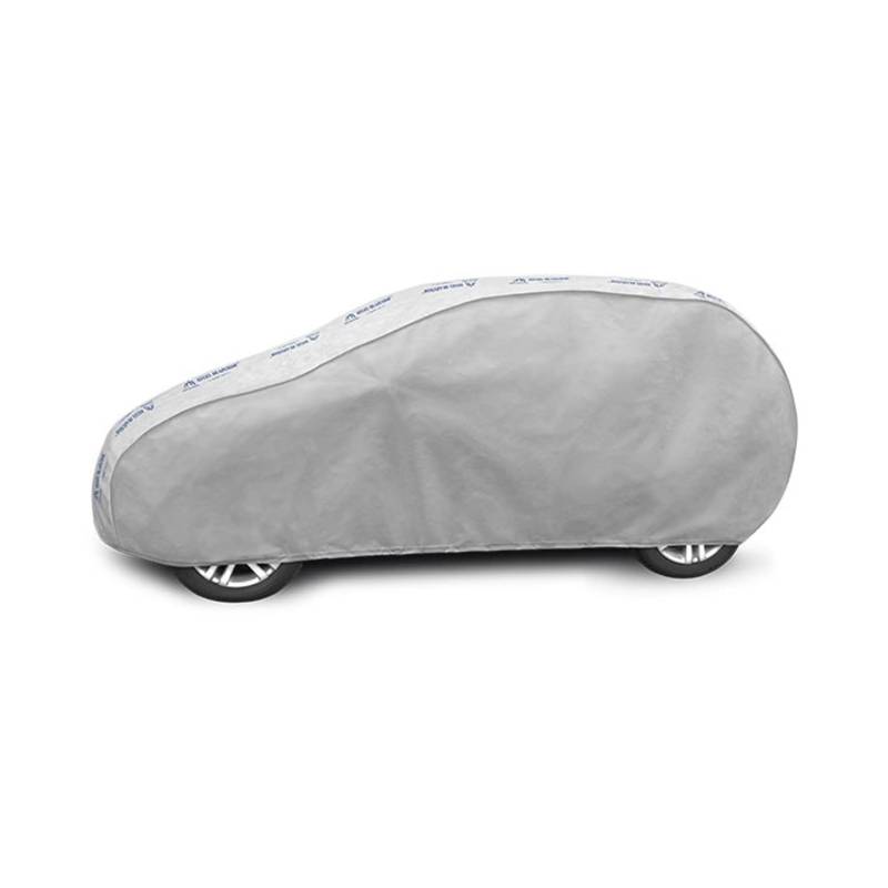 Autoabdeckung Wasserfest & Extrastark kompatibel mit Opel Corsa B (93-00) Atmungsaktive Autoplane Abdeckplane Grau von Saferide