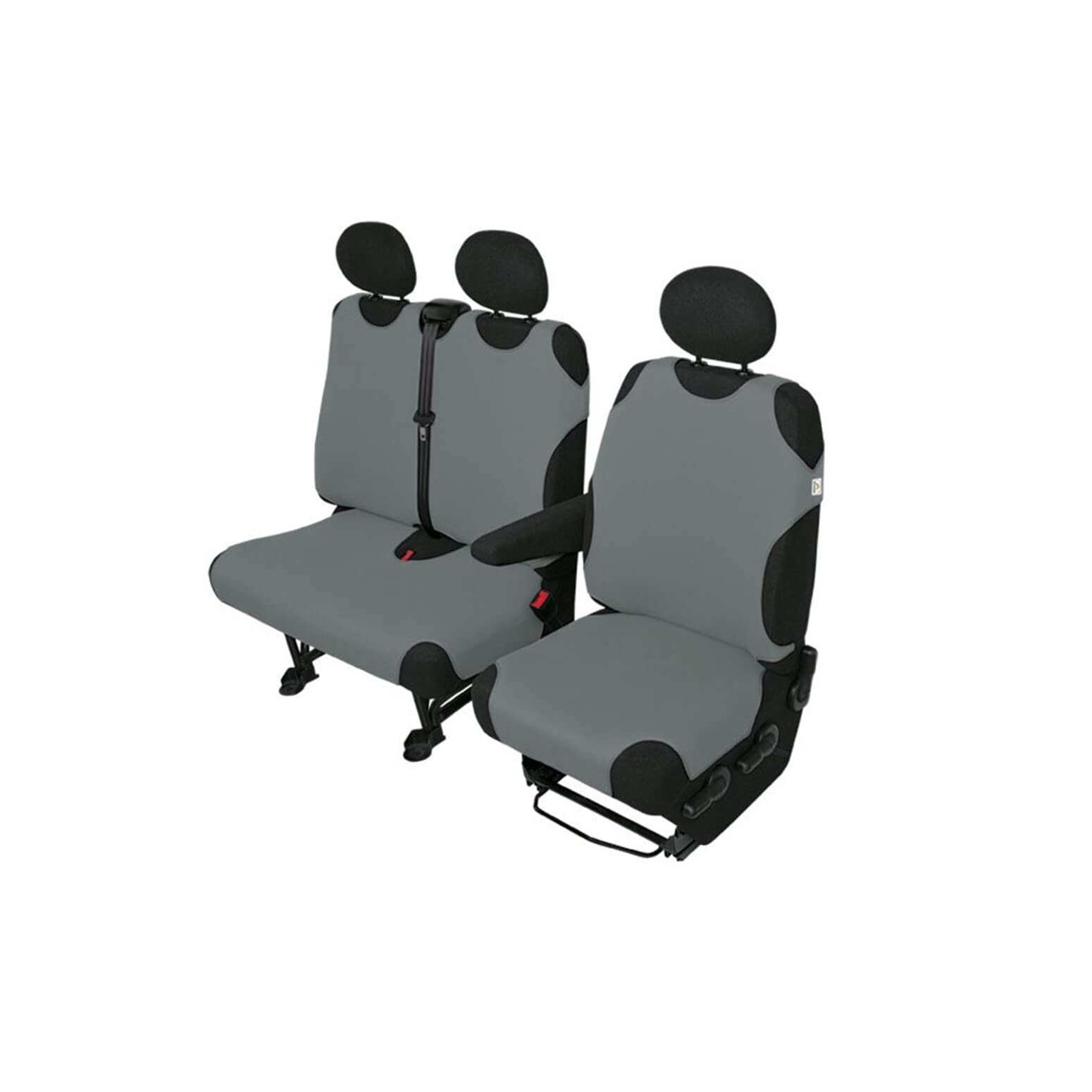 Autositzbezüge Autositzschoner Sitzbezüge Kompatibel mit Nissan Interstar Vorne 1+2 Bus Auto Sitzbezug 100% Baumwolle Autositzauflage Autositz Sitzauflagen Tuning Auto Zubehör Innenraum von Saferide