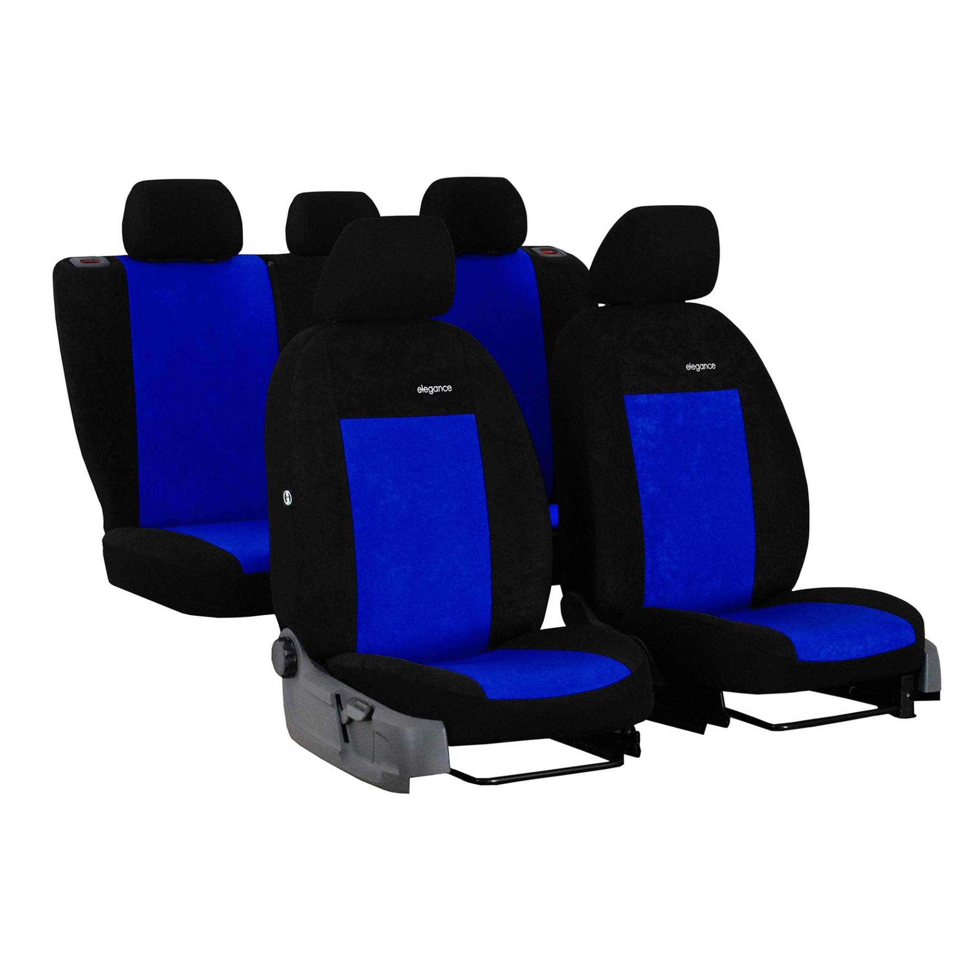 Saferide Autositzbezüge Blau Komplettset 5-Sitze Transporter Sitzbezug Schonbezüge Auto von Saferide