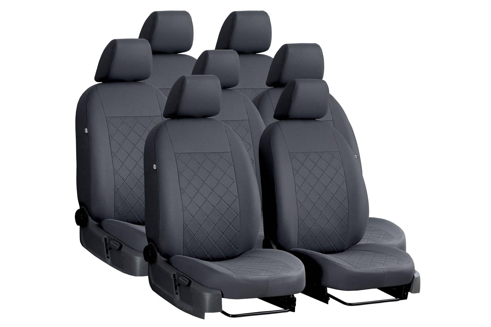 Autositzbezüge Grau 7-Sitze Komplettset Sitzbezug Schonbezüge Autositz Schoner Autositzbezüge Grau 7-Sitze Komplettset Sitzbezug Schonbezüge Autositz Schoner von Saferide