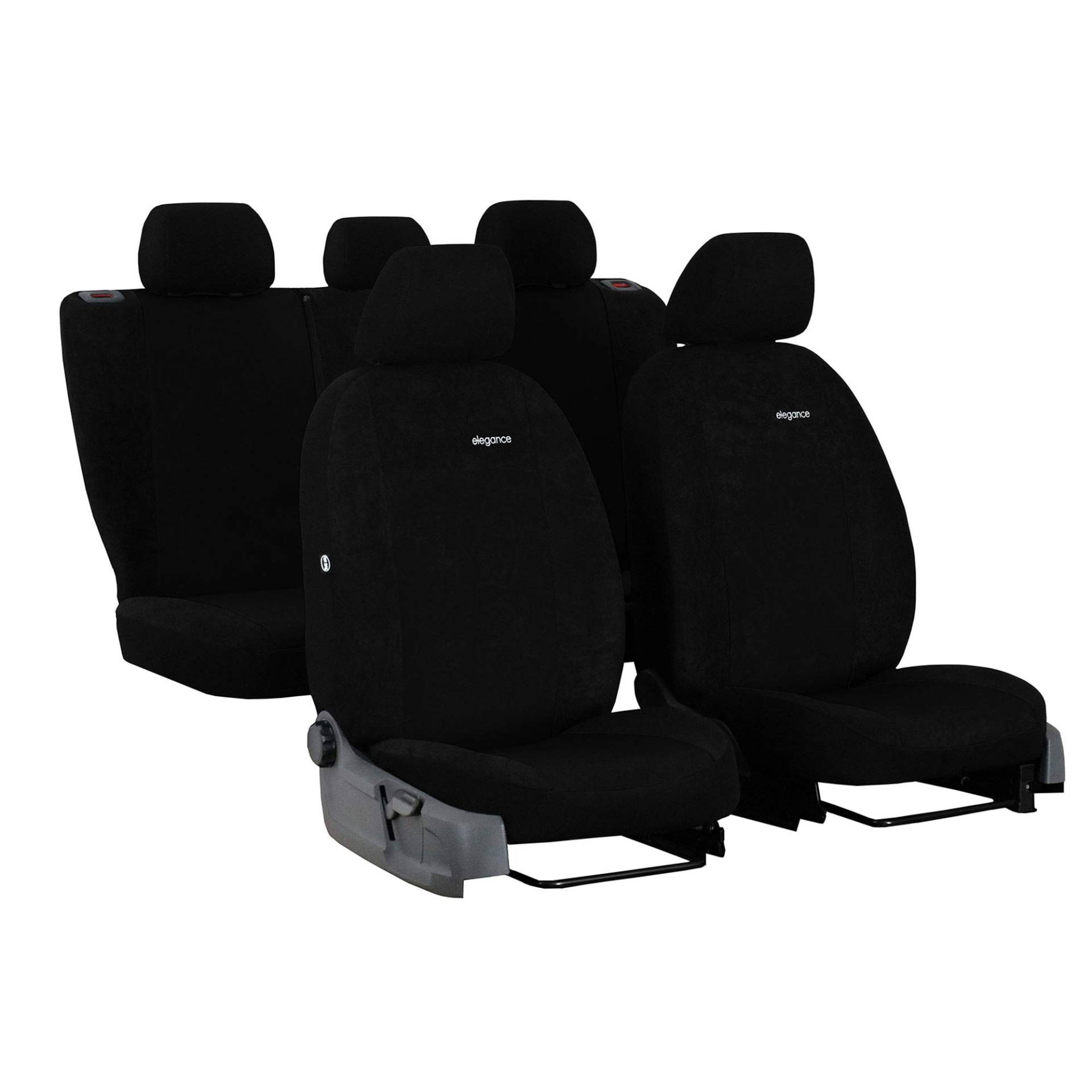 Autositzbezüge Schwarz Komplettset 5-Sitze Sitzbezug Autositz Bezug Schonbezüge von Saferide