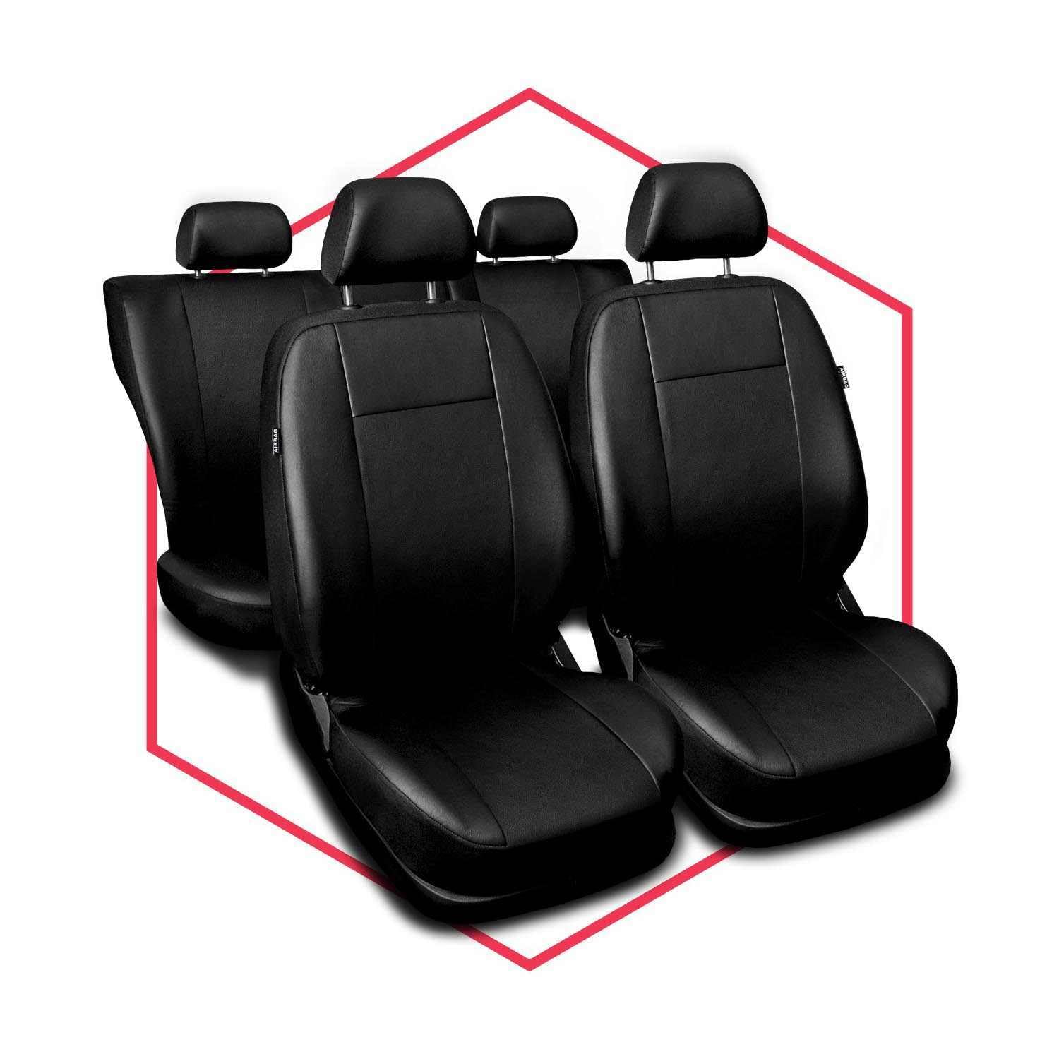 Autositzbezüge universal Auto Sitzbezüge kompatibel mit Mazda 323F Kunstleder Autoschonbezüge Schwarz Sitzauflage Vorne und Hinten Autositzbezüge universal Auto Sitzbezüge kompatibel mit Mazda 323F Kunstleder Autoschonbezüge Schwarz Sitzauflage Vorne und Hinten von Saferide