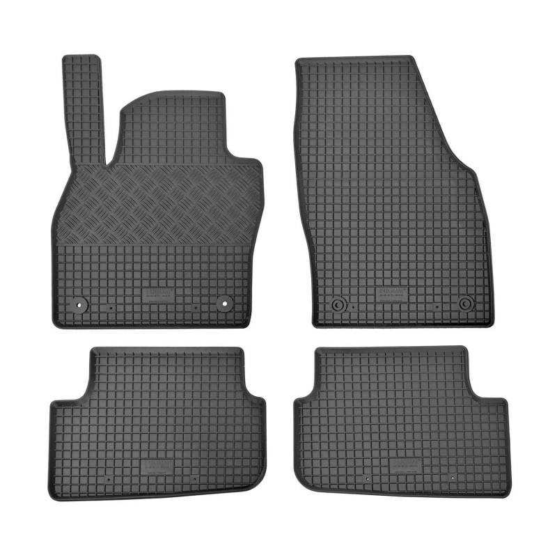 Fußmatten kompatibel mit Audi A1 2019- Gummi Auto 100% passgenaue Gummimatten Automatten Antirutsch Schwarz von Saferide