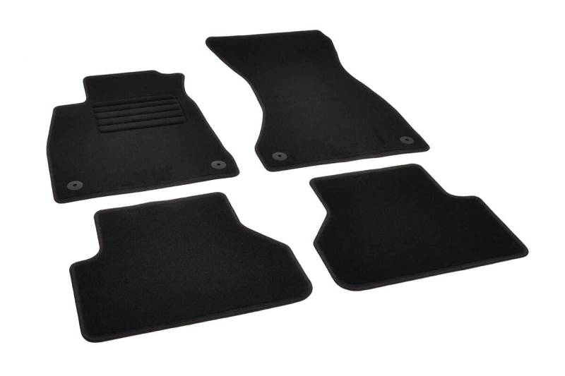 Fußmatten kompatibel mit Audi A5 2018- Veloursfußmatten Antirutschmatte Auto 100% passgenaue Schutzmatte Antirutsch von Saferide