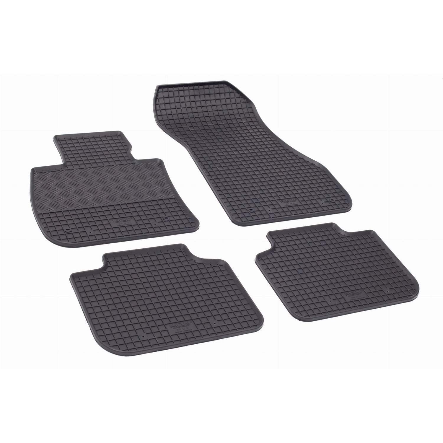 Fußmatten kompatibel mit BMW X1 2016-/2022- Gummi Auto 100% passgenaue Gummimatten Automatten Antirutsch Schwarz von Saferide