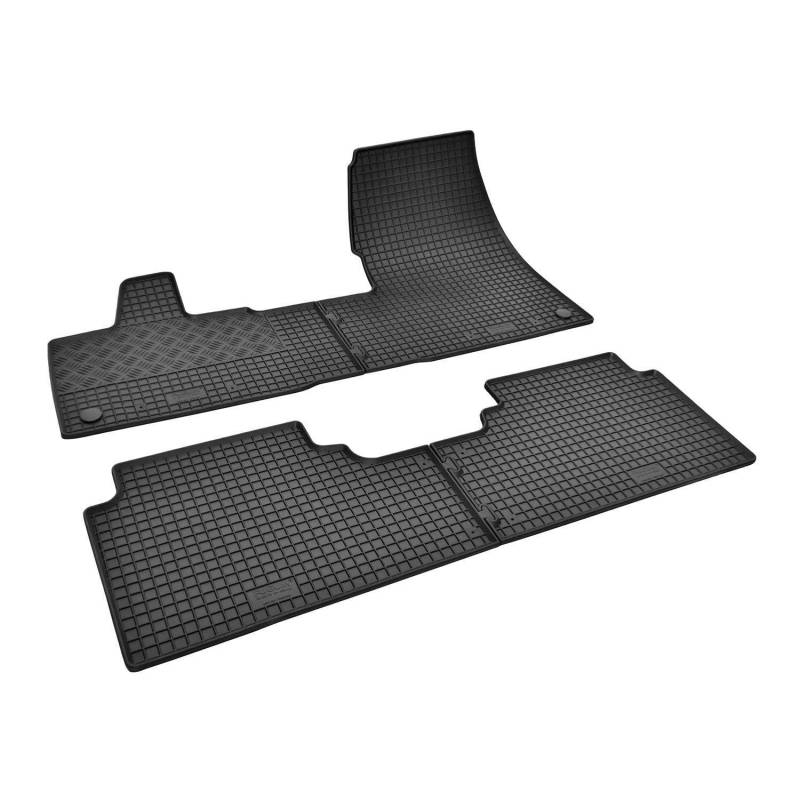 Fußmatten kompatibel mit BMW i3 2013-2022 Gummi Auto 100% passgenaue Gummimatten Automatten Antirutsch Schwarz von Saferide