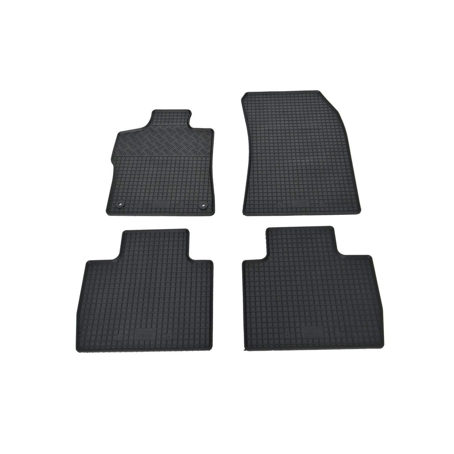 Fußmatten kompatibel mit Citroen C5 X / C5 X PHEV 2022- Gummi Auto 100% passgenaue Gummimatten Automatten Antirutsch Schwarz von Saferide