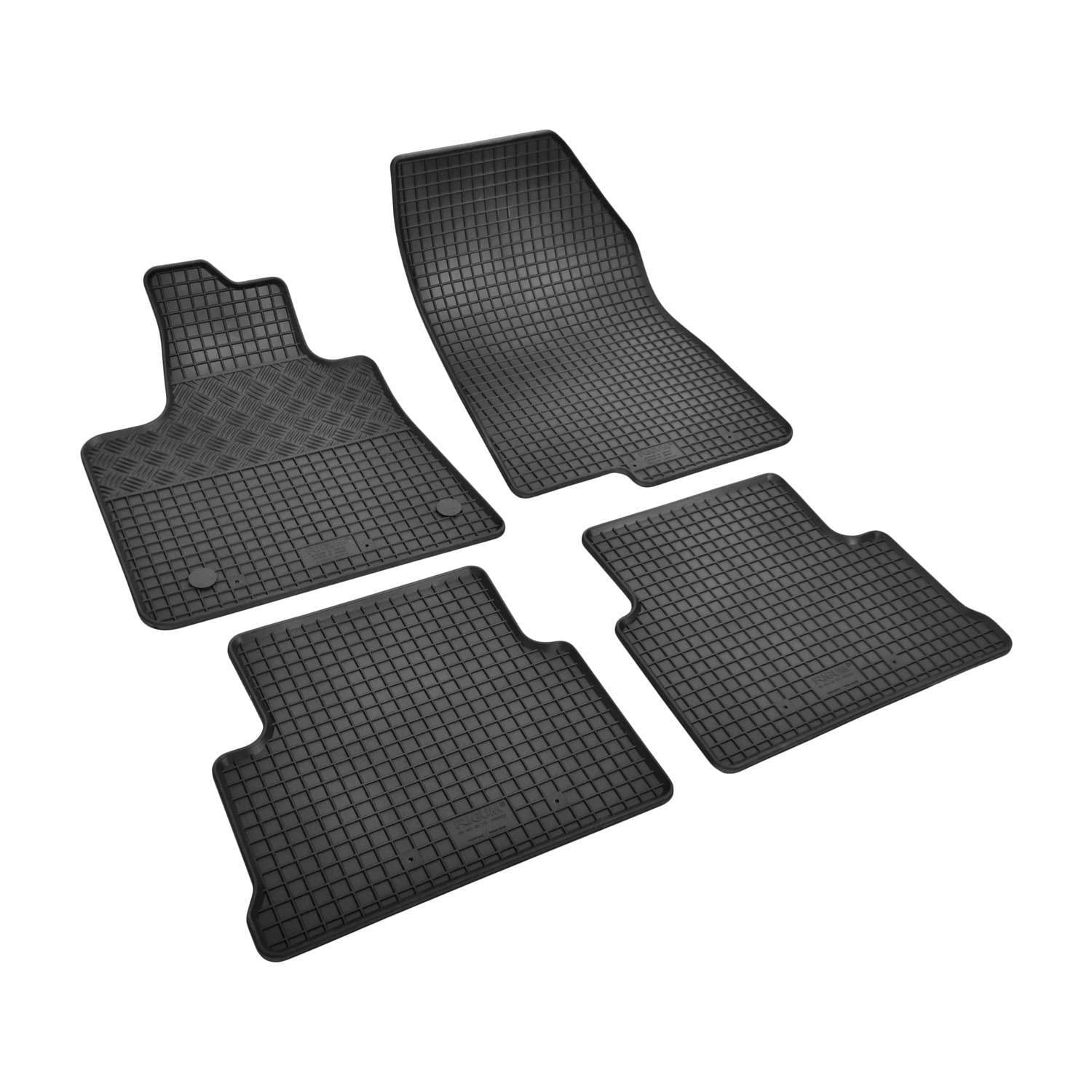 Fußmatten kompatibel mit Dacia Jogger 2022- Gummi Auto 100% passgenaue Gummimatten Automatten Antirutsch Schwarz von Saferide