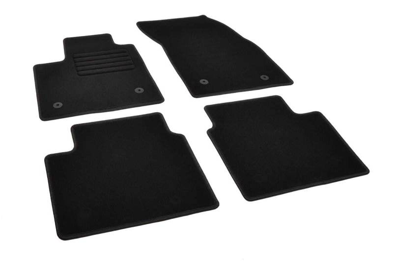 Fußmatten kompatibel mit Ford Focus Hybrid 2020- Veloursfußmatten Antirutschmatte Auto 100% passgenaue Schutzmatte Antirutsch von Saferide