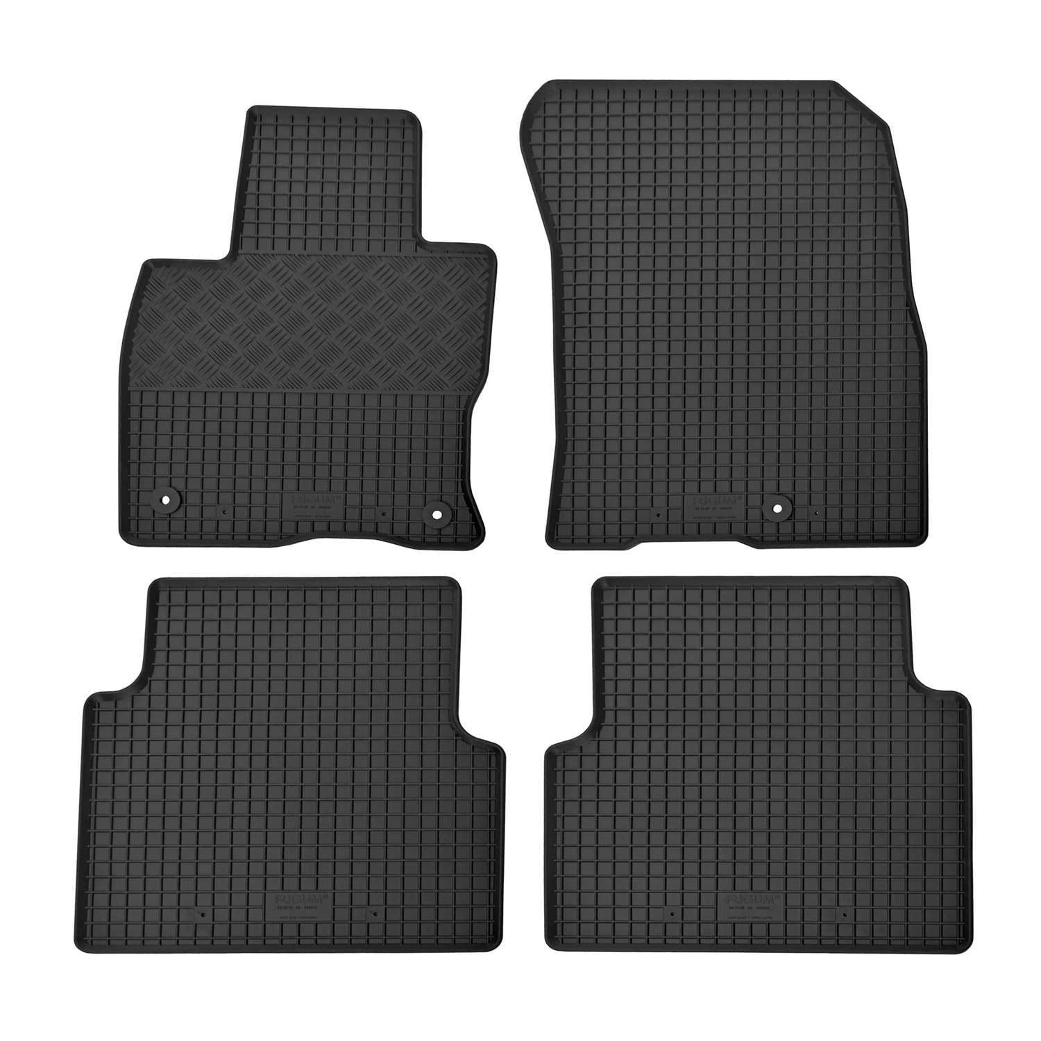 Fußmatten kompatibel mit Ford Kuga 2020- Gummi Auto 100% passgenaue Gummimatten Automatten Antirutsch Schwarz von Saferide