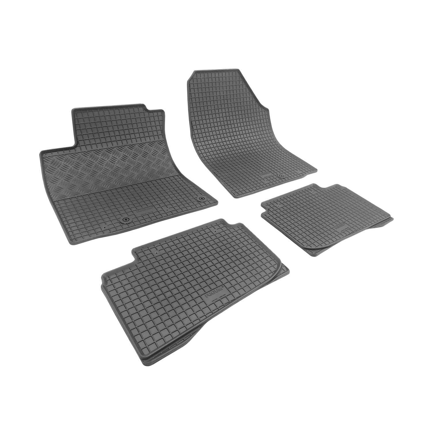 Fußmatten kompatibel mit Hyundai Ioniq 2017-2021 Gummi Auto 100% passgenaue Gummimatten Automatten Antirutsch Schwarz von Saferide