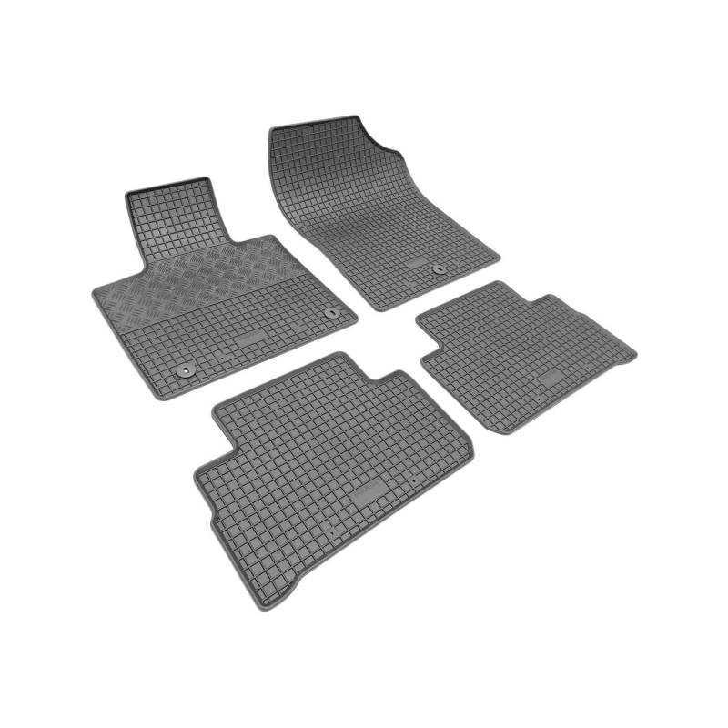 Fußmatten kompatibel mit Hyundai Santa Fe 2021- Gummi Auto 100% passgenaue Gummimatten Automatten Antirutsch Schwarz von Saferide