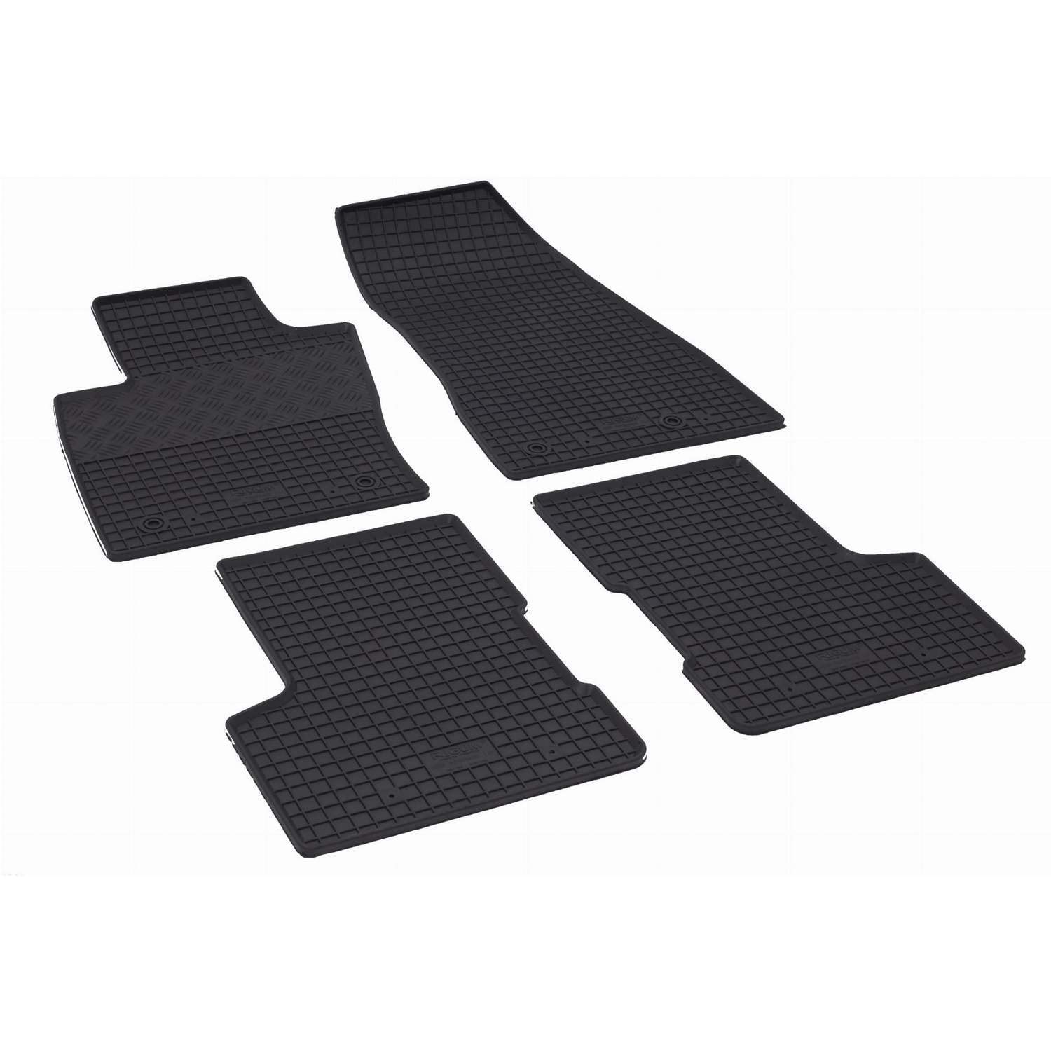 Fußmatten kompatibel mit Jeep Renegade 2014- Gummi Auto 100% passgenaue Gummimatten Automatten Antirutsch Schwarz von Saferide