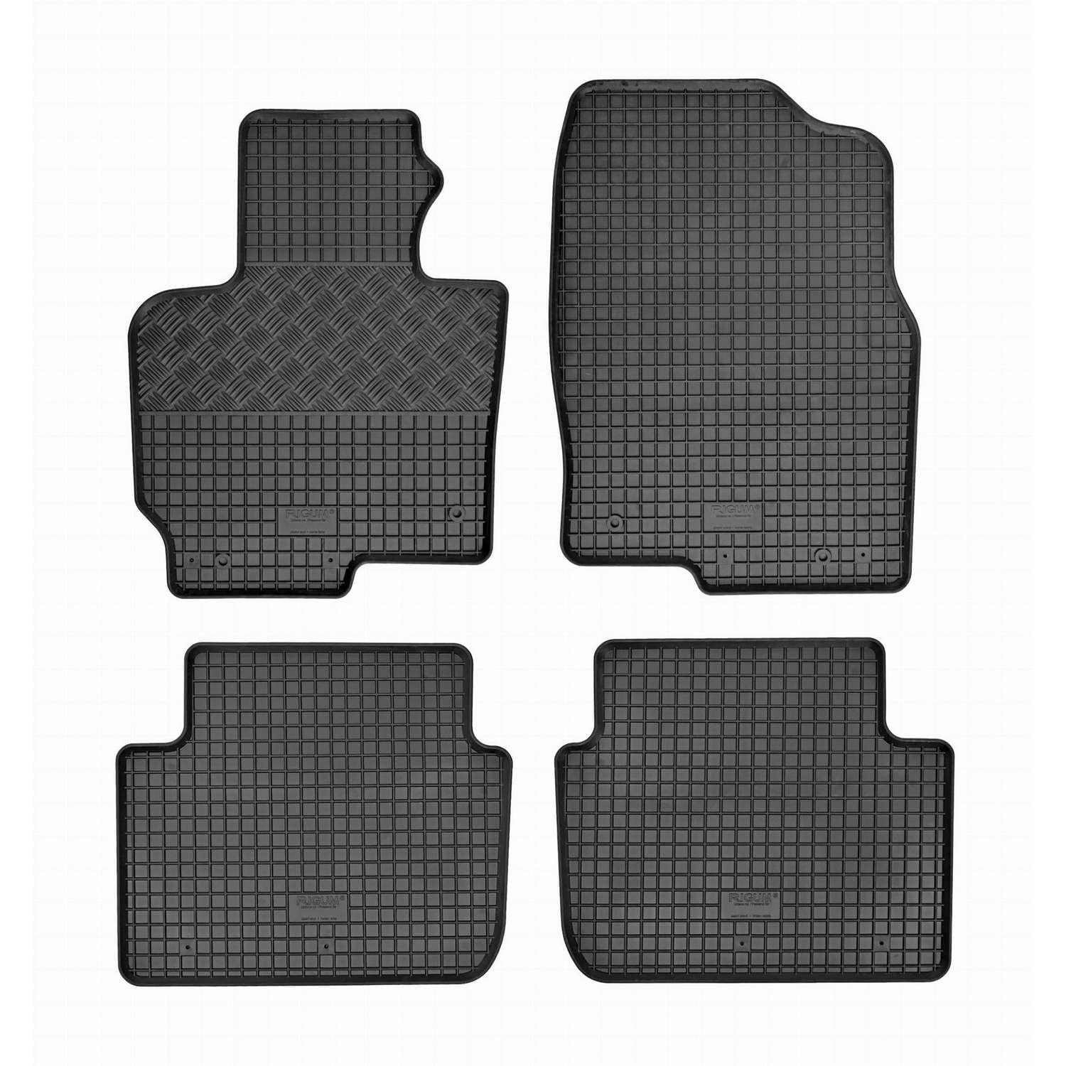 Fußmatten kompatibel mit Mazda CX-5 2012-2017 Gummi Auto 100% passgenaue Gummimatten Automatten Antirutsch Schwarz von Saferide