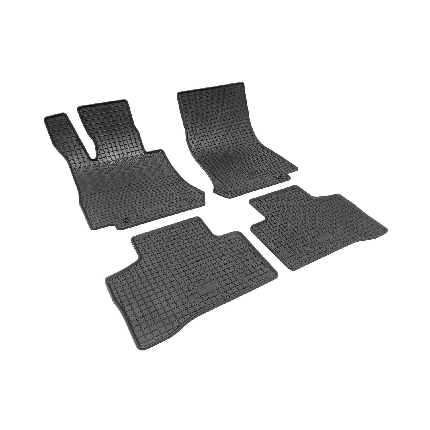 Fußmatten kompatibel mit Mercedes GLC/GLC Coupe 2015- Gummi Auto 100% passgenaue Gummimatten Automatten Antirutsch Schwarz von Saferide
