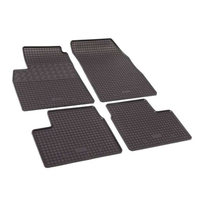Fußmatten kompatibel mit Nissan Micra 2010-2017 Gummi Auto 100% passgenaue Gummimatten Automatten Antirutsch Schwarz von Saferide