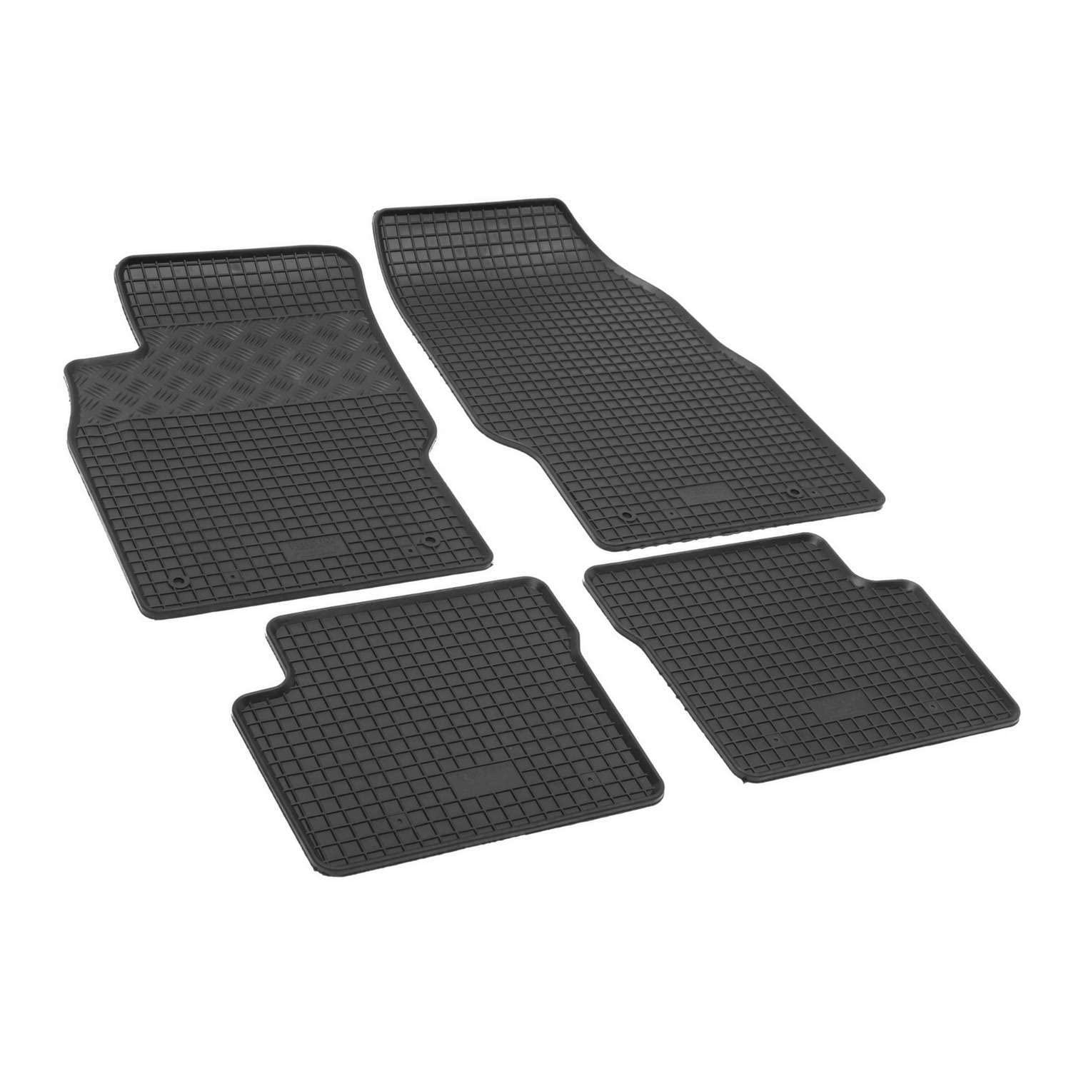 Fußmatten kompatibel mit Opel Corsa E 2014-2018 Gummi Auto 100% passgenaue Gummimatten Automatten Antirutsch Schwarz von Saferide