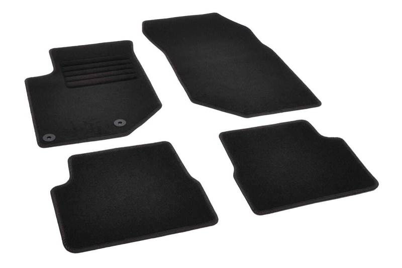 Fußmatten kompatibel mit Peugeot 208 2019- Veloursfußmatten Antirutschmatte Auto 100% passgenaue Schutzmatte Antirutsch von Saferide
