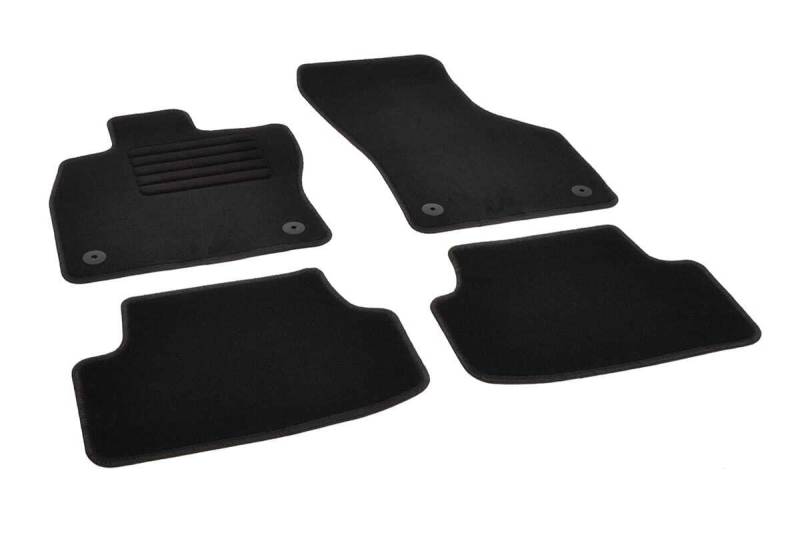 Fußmatten kompatibel mit Seat Leon 2013-2019 Veloursfußmatten Antirutschmatte Auto 100% passgenaue Schutzmatte Antirutsch von Saferide