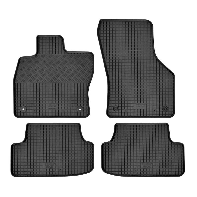 Fußmatten kompatibel mit Volkswagen Golf VII/Golf VIII 2012-/2020- Gummi Auto 100% passgenaue Gummimatten Automatten Antirutsch Schwarz von Saferide