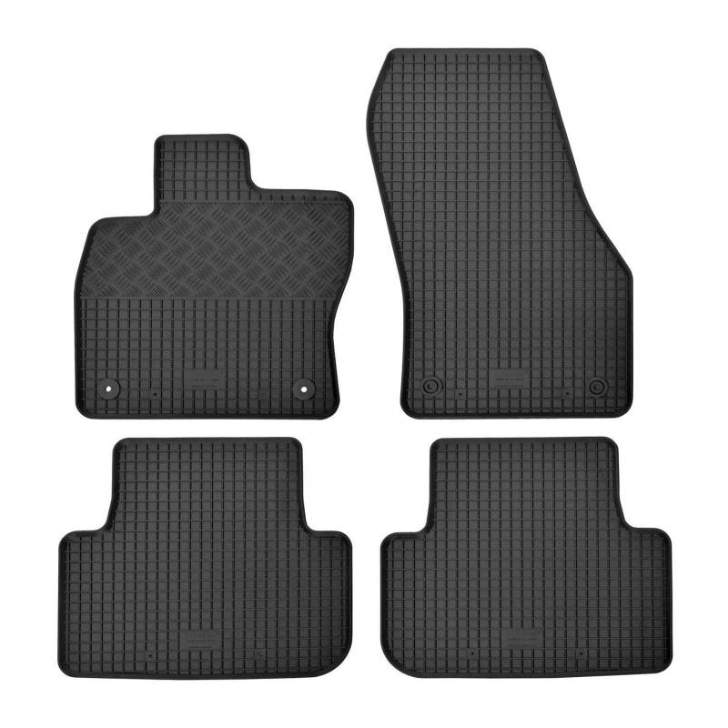 Fußmatten kompatibel mit Volkswagen Golf VII Sportsvan 2014- Gummi Auto 100% passgenaue Gummimatten Automatten Antirutsch Schwarz von Saferide