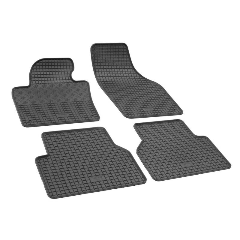 Fußmatten kompatibel mit Volkswagen Tiguan 2008-2015 Gummi Auto 100% passgenaue Gummimatten Automatten Antirutsch Schwarz von Saferide