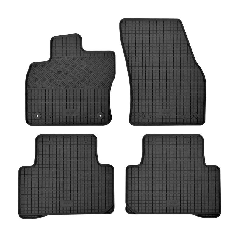 Fußmatten kompatibel mit Volkswagen Touran 2015- Gummi Auto 100% passgenaue Gummimatten Automatten Antirutsch Schwarz von Saferide