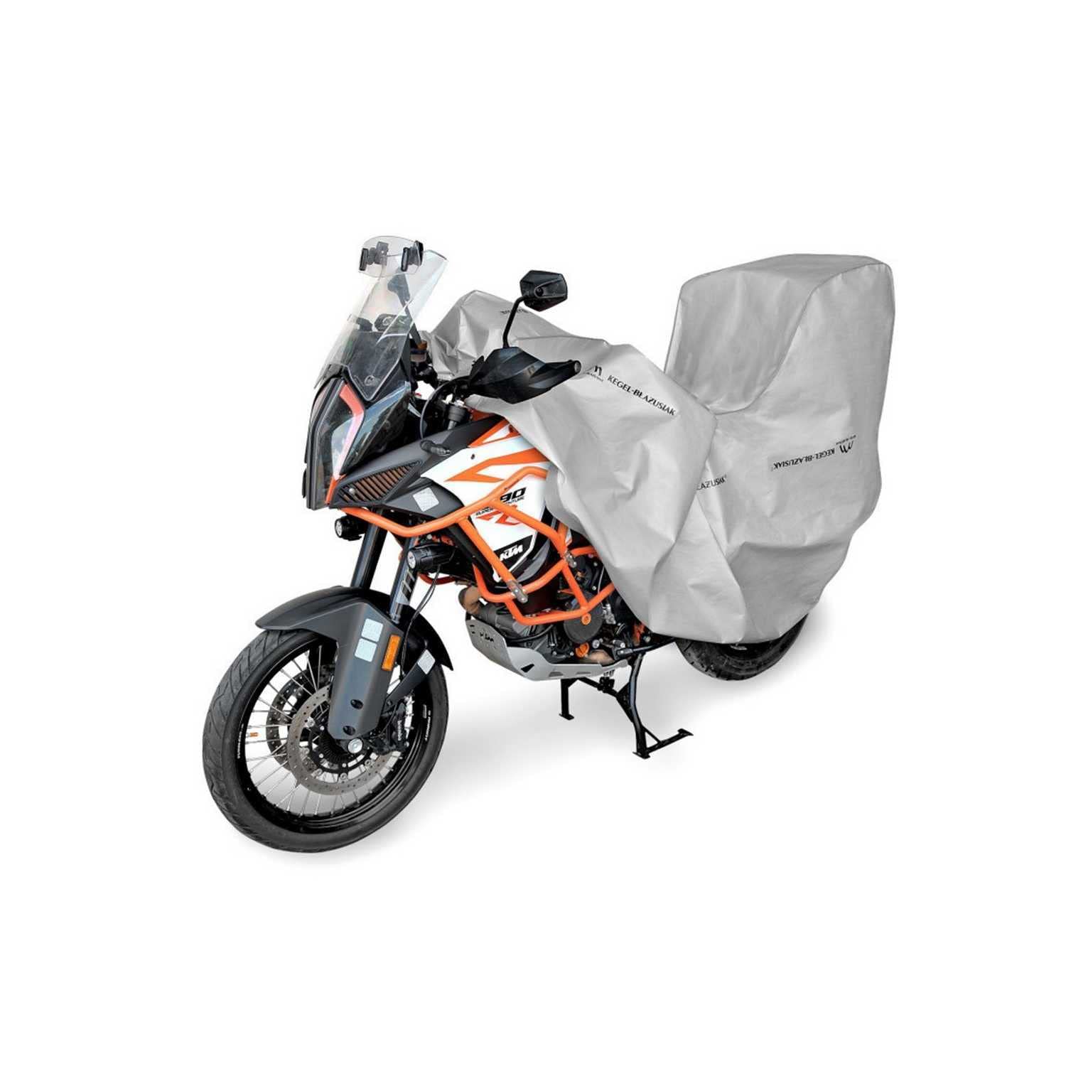 Motorrad Abdeckplane Motorradabdeckung Motorradgarage Adventure mit Box 215-245 cm Grau Wasserfest & Extrastark Outdoor Abdeckplane gegen Regen Schnee Wind UV-Strahlung Laub und Anderen Schmutz Motorrad Abdeckplane Motorradabdeckung Motorradgarage Adventure mit Box 215-245 cm Grau Wasserfest & Extrastark Outdoor Abdeckplane gegen Regen Schnee Wind UV-Strahlung Laub und Anderen Schmutz von Saferide