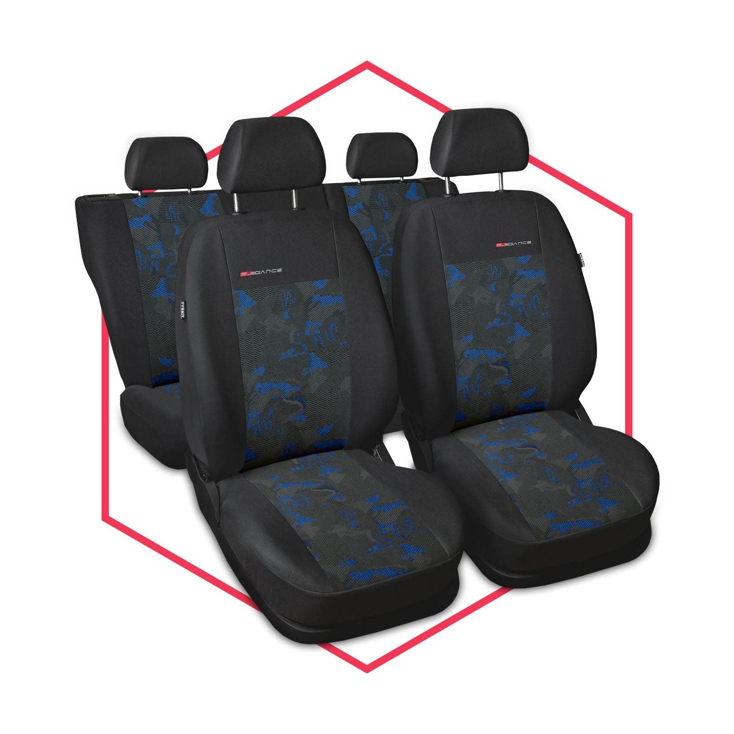 Saferide 3er Set Autositzbezüge PKW universal | Auto Sitzbezüge Polyester Blau für Airbag geeignet | für Vordersitze und Rückbank | 1+1 Autositze vorne und 1 Sitzbank hinten teilbar 2 Reißverschlüsse Saferide 3er Set Autositzbezüge PKW universal | Auto Sitzbezüge Polyester Blau für Airbag geeignet | für Vordersitze und Rückbank | 1+1 Autositze vorne und 1 Sitzbank hinten teilbar 2 Reißverschlüsse von Saferide
