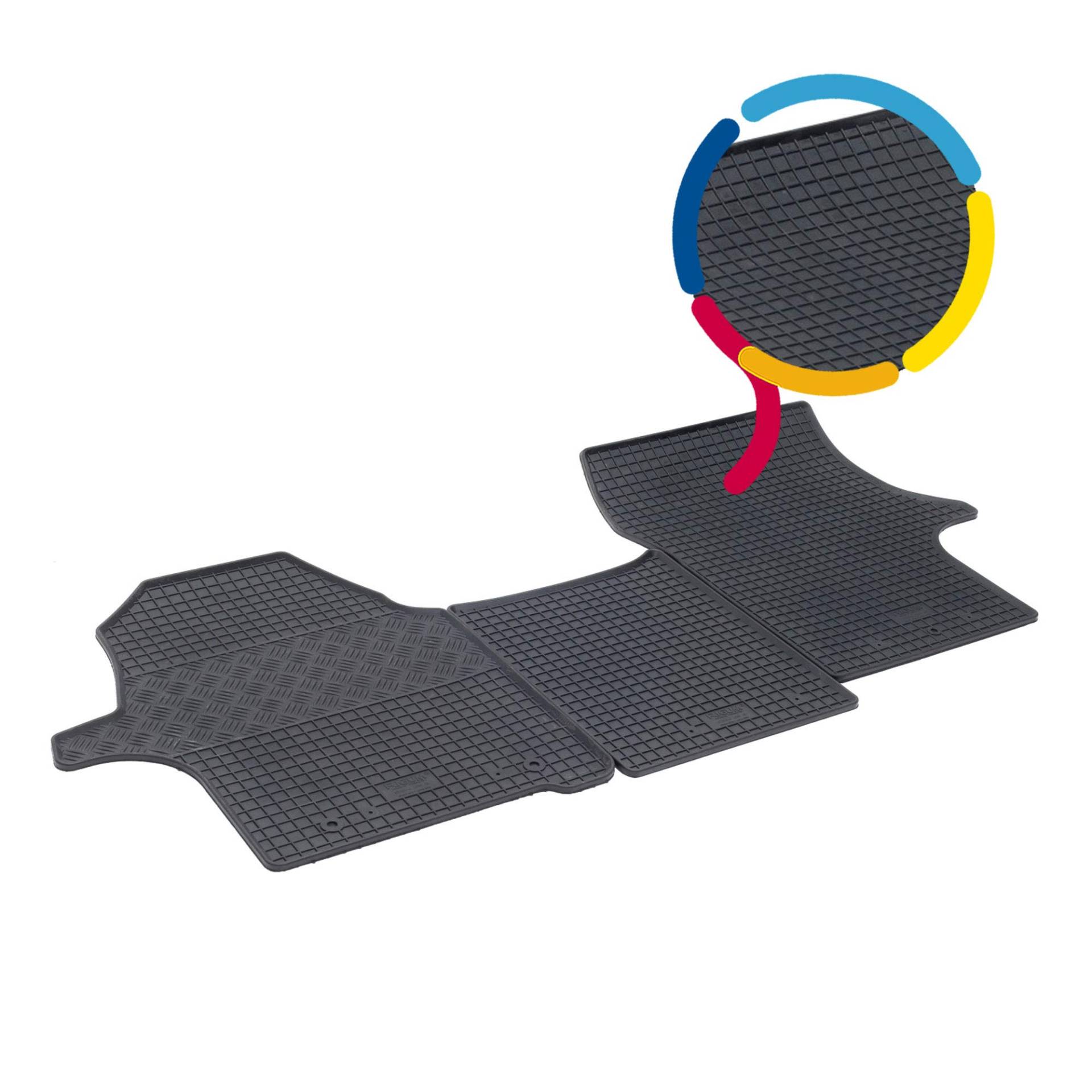 Saferide Fußmatten kompatibel mit Opel Vivaro 2002-2014 Gummi Auto 100% passgenaue Gummimatten Automatten Antirutsch Schwarz Saferide Fußmatten kompatibel mit Opel Vivaro 2002-2014 Gummi Auto 100% passgenaue Gummimatten Automatten Antirutsch Schwarz von Saferide