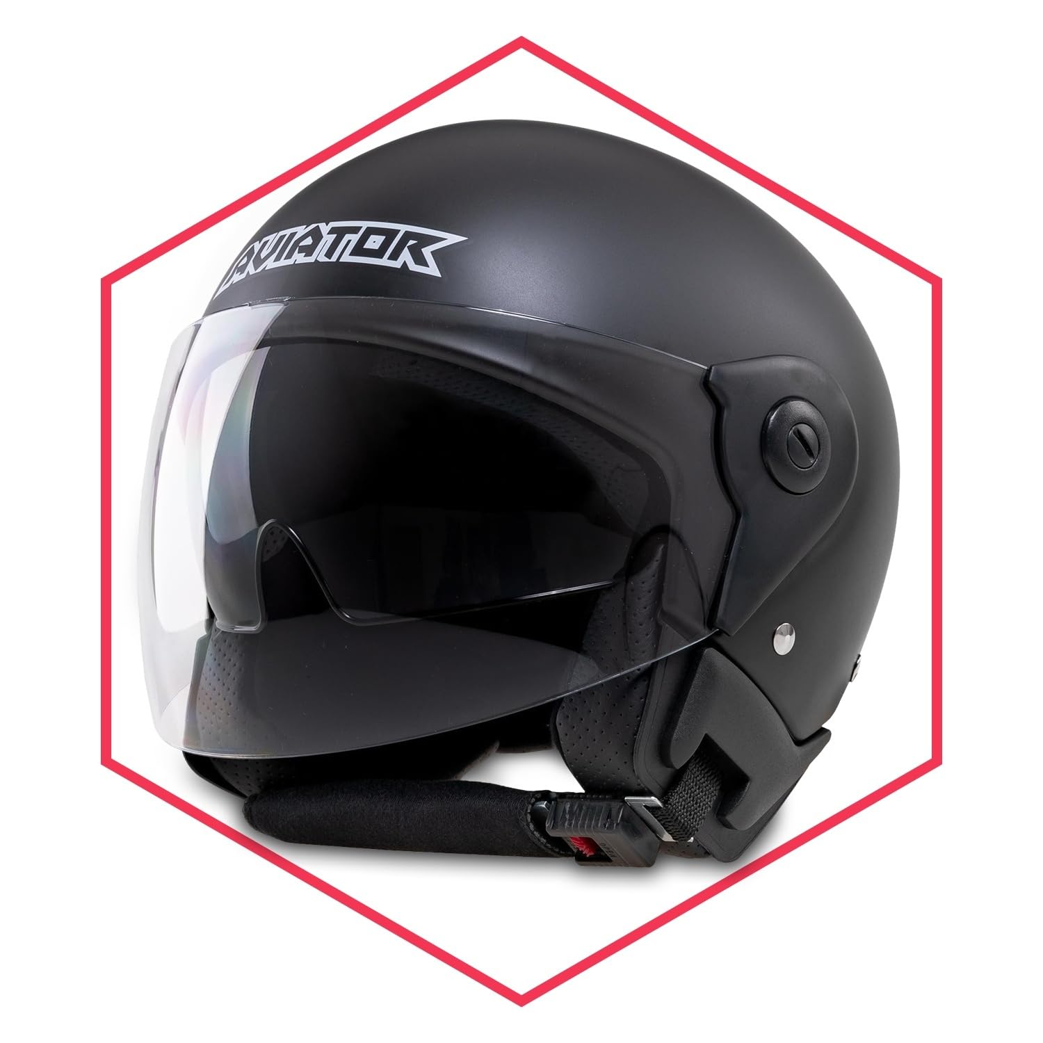 Saferide | Motorradhelm Mit Sonnenblende Matt Schwarz XXL - 63-64 cm Rollerhelm Quadhelm Damen Herren Roller Regenschutz Jugendliche Schutzhelm Sturzhelm Erwachsene Moped Motorrad Mofa Saferide | Motorradhelm Mit Sonnenblende Matt Schwarz XXL - 63-64 cm Rollerhelm Quadhelm Damen Herren Roller Regenschutz Jugendliche Schutzhelm Sturzhelm Erwachsene Moped Motorrad Mofa von Saferide
