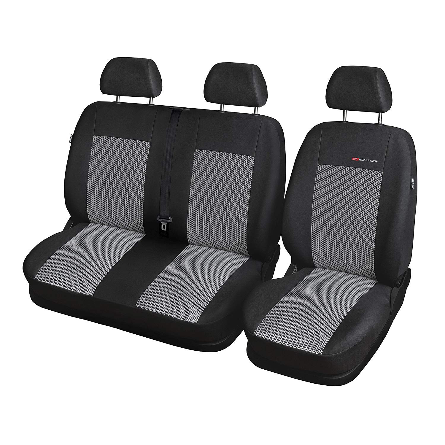 Saferide | Maß Autositzbezüge Grau 1+2 Vordersitze Transporter Sitzbezüge Sitzbezug Schonbezug Schonbezüge Autoschonbezug Autositzbezug Sitzauflagen Sitzschutz Elegance Saferide | Maß Autositzbezüge Grau 1+2 Vordersitze Transporter Sitzbezüge Sitzbezug Schonbezug Schonbezüge Autoschonbezug Autositzbezug Sitzauflagen Sitzschutz Elegance von Saferide