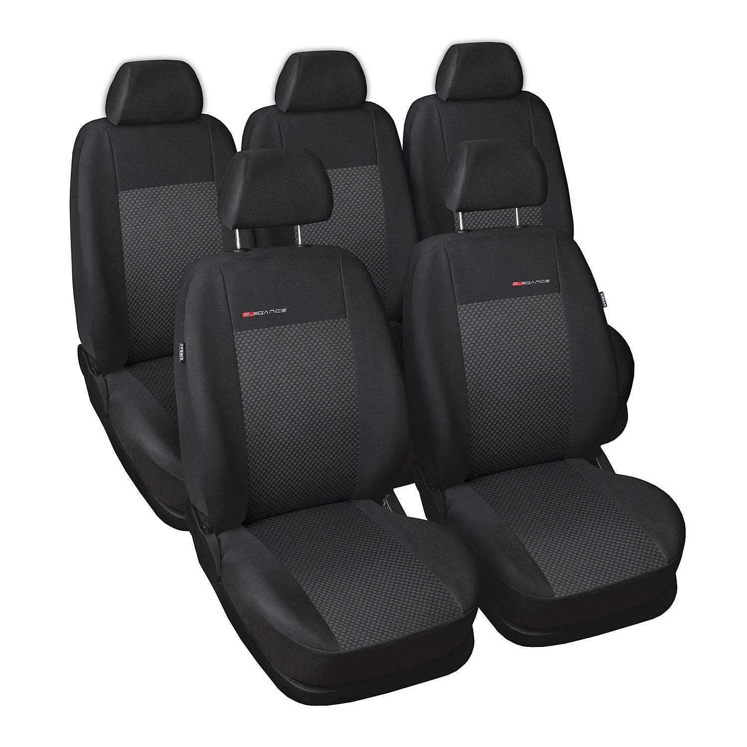 Saferide | Maß Autositzbezüge Grau 5-Sitze PKW Sitzbezüge Komplettset Sitzbezug für Auto Sitzschoner Set Schonbezüge Autositz Autositzbezüge Sitzauflagen Sitzschutz Elegance Saferide | Maß Autositzbezüge Grau 5-Sitze PKW Sitzbezüge Komplettset Sitzbezug für Auto Sitzschoner Set Schonbezüge Autositz Autositzbezüge Sitzauflagen Sitzschutz Elegance von Saferide